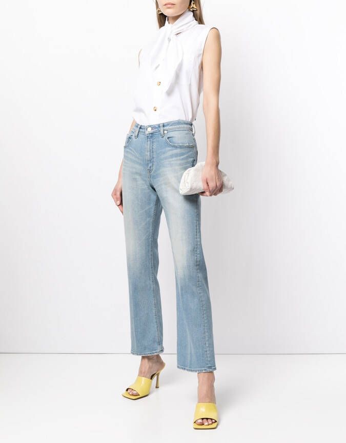 Tu es mon Tresor Flared jeans Blauw