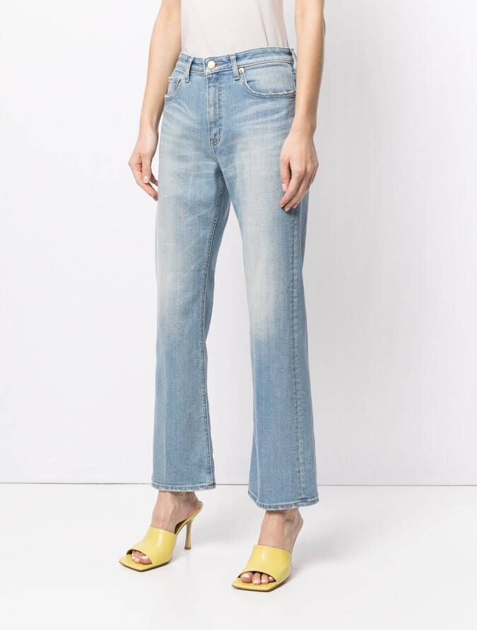 Tu es mon Tresor Flared jeans Blauw