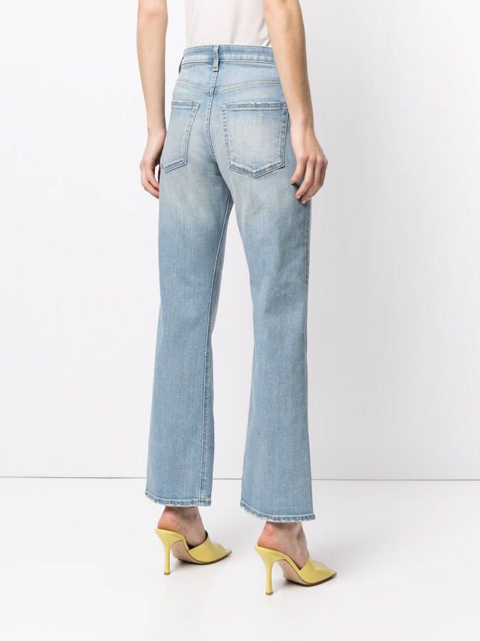 Tu es mon Tresor Flared jeans Blauw