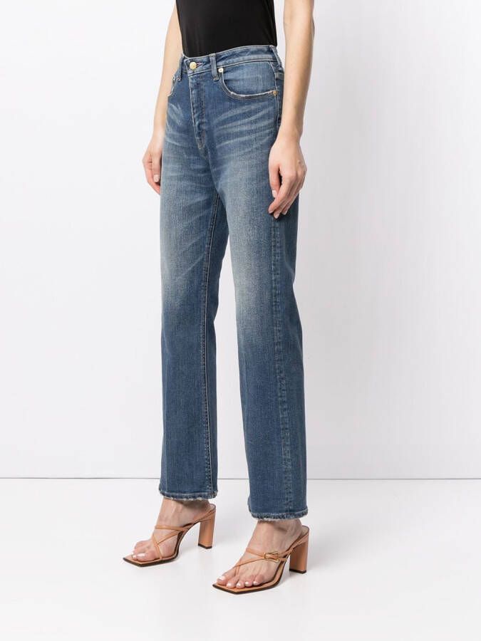 Tu es mon Tresor Flared jeans Blauw