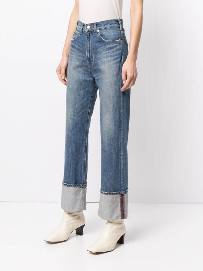 Tu es mon Tresor Flared jeans Blauw