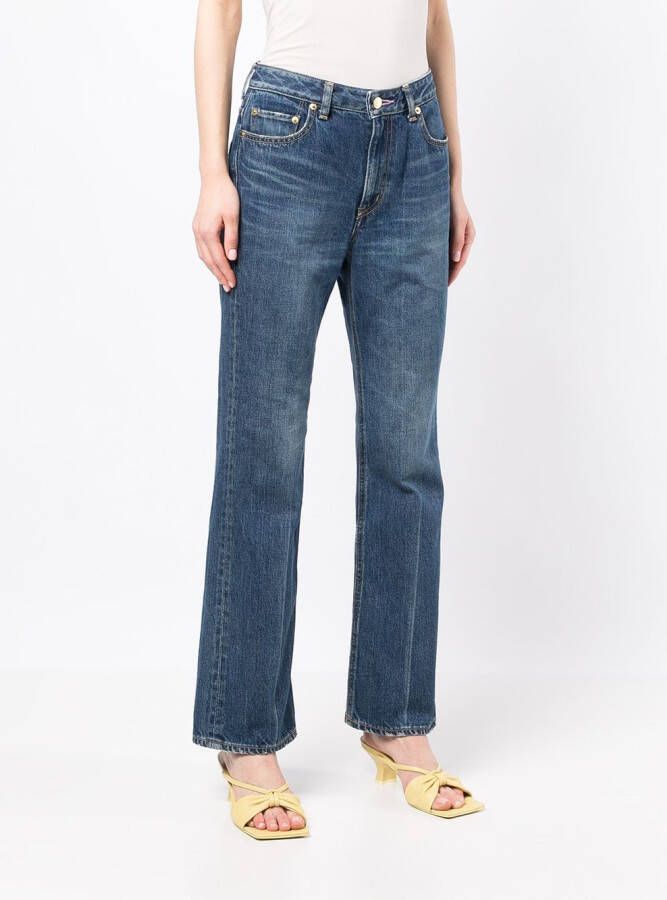 Tu es mon Tresor Flared jeans Blauw