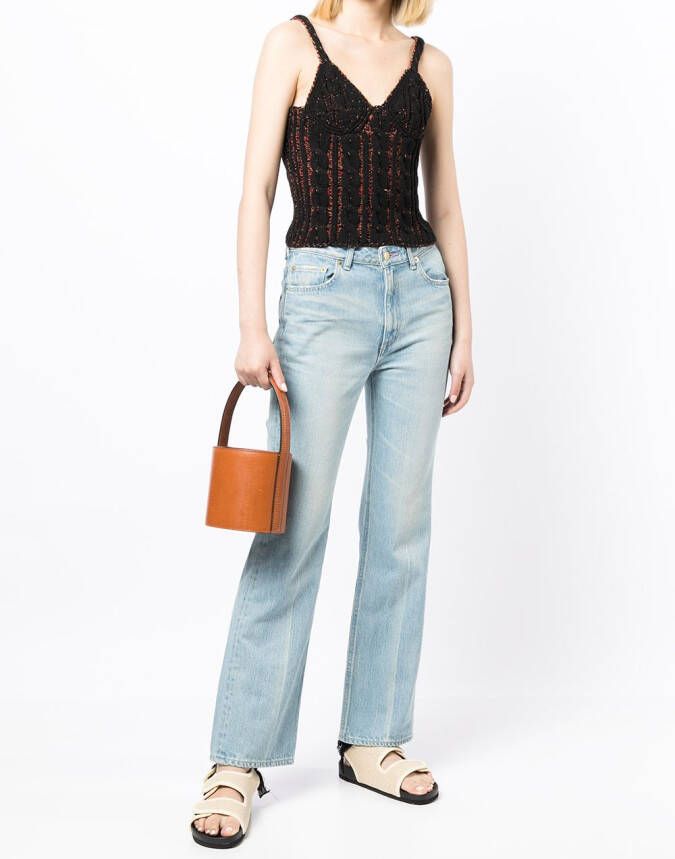 Tu es mon Tresor Flared jeans Blauw