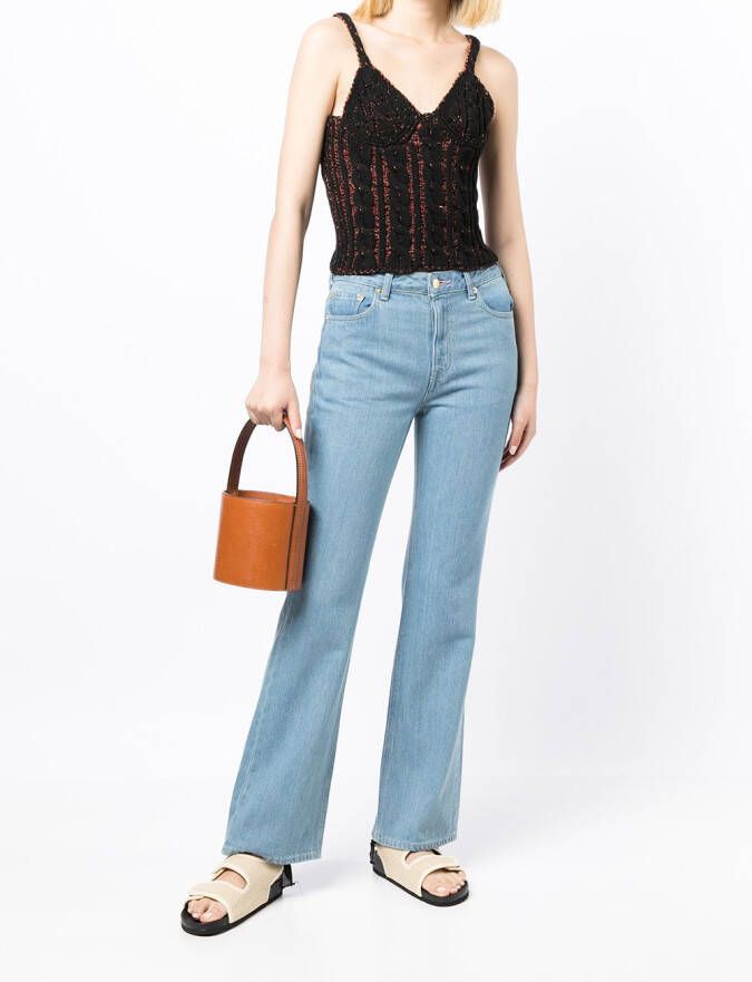 Tu es mon Tresor Flared jeans Blauw