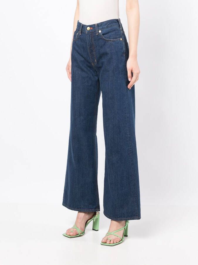 Tu es mon Tresor Flared jeans Blauw