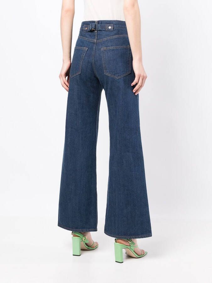 Tu es mon Tresor Flared jeans Blauw
