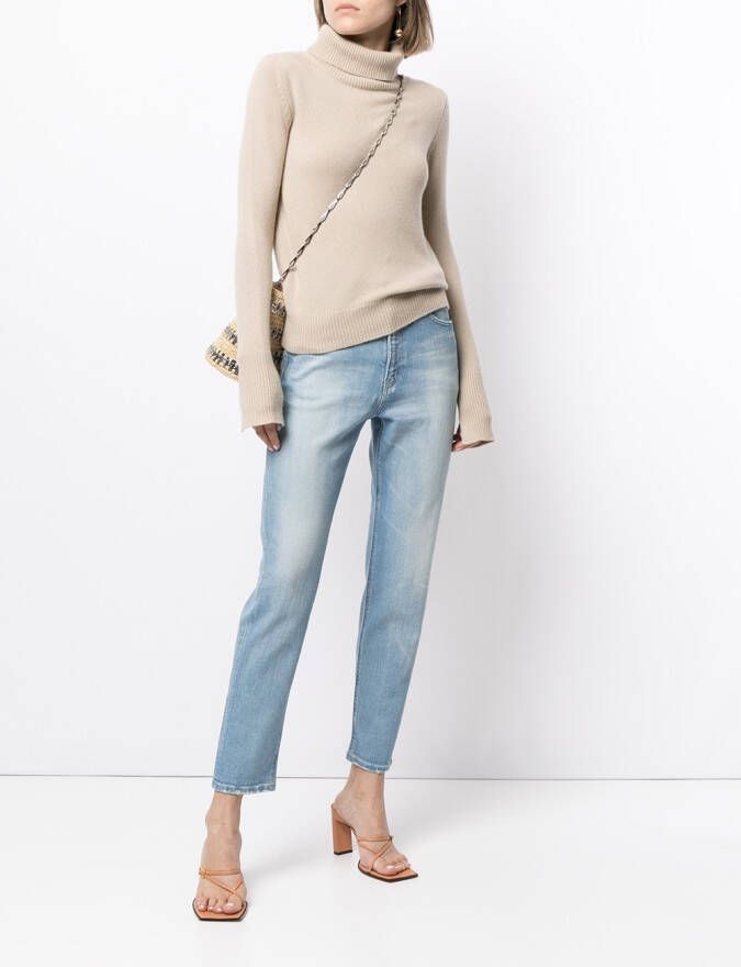 Tu es mon Tresor Straight jeans Blauw