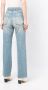 Tu es mon Tresor Straight jeans Blauw - Thumbnail 4