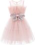 Tulleen Bouquette jurk Roze - Thumbnail 2