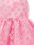 Tulleen Jurk met bloe applicatie Roze - Thumbnail 3