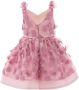 Tulleen Jurk met bloe patch Roze - Thumbnail 2