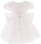 Tulleen Jurk met bloe patch Wit - Thumbnail 2