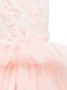 Tulleen Jurk met tule rok Roze - Thumbnail 3