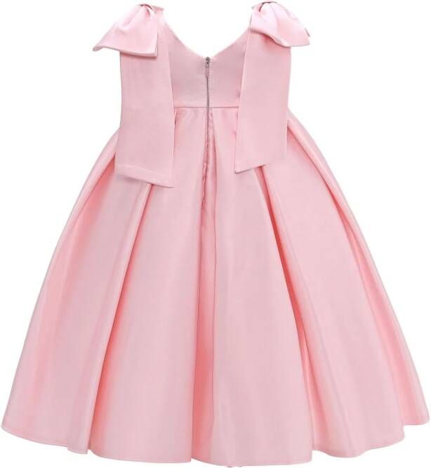 Tulleen Palermo jurk met strikdetail Roze