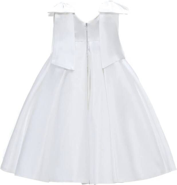 Tulleen Palermo jurk met strikdetail Wit