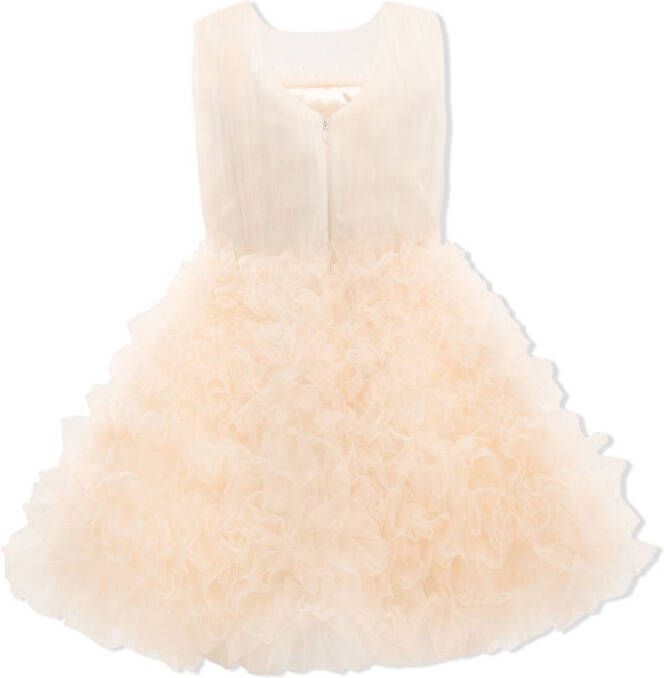 Tulleen Tulen jurk Beige