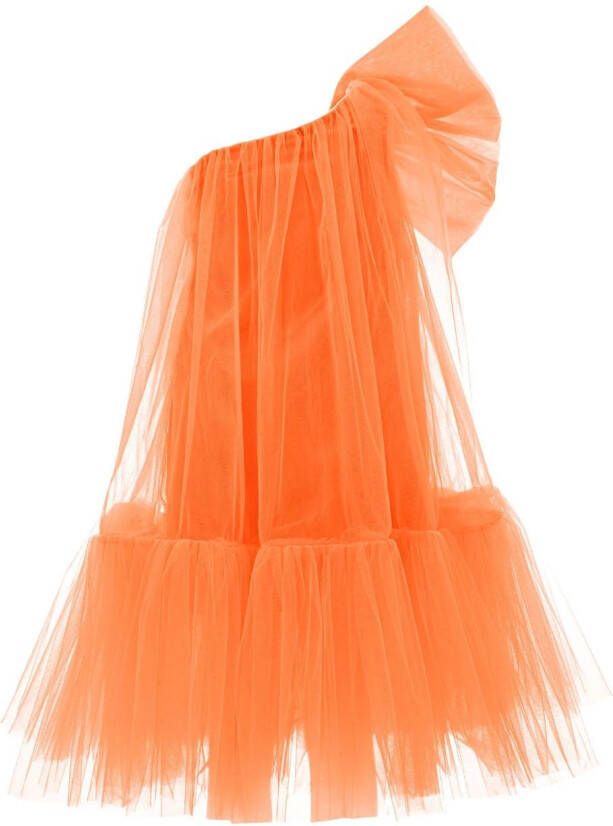 Tulleen Tulen jurk Oranje
