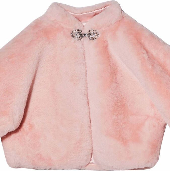 Tutu Du Monde Jack van imitatiebont Roze