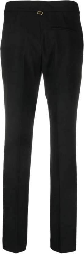 TWINSET Broek met toelopende pijpen Zwart