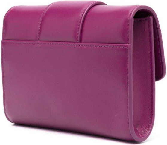 TWINSET Amie crossbodytas met logoplakkaat Paars