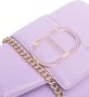 TWINSET Amie crossbodytas met logoplakkaat Paars - Thumbnail 3