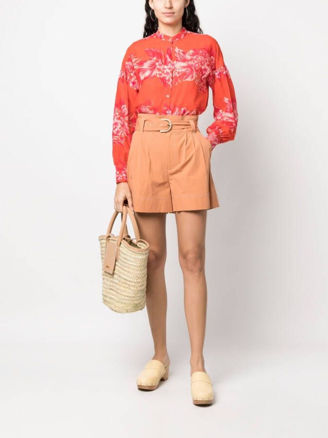 TWINSET High waist shorts Bruin
