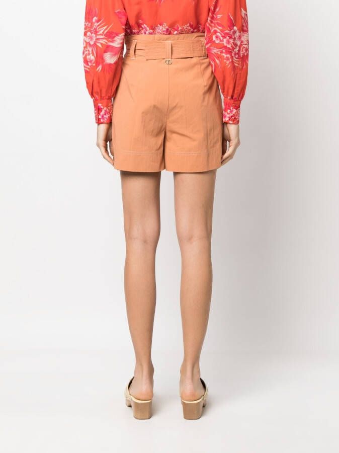 TWINSET High waist shorts Bruin