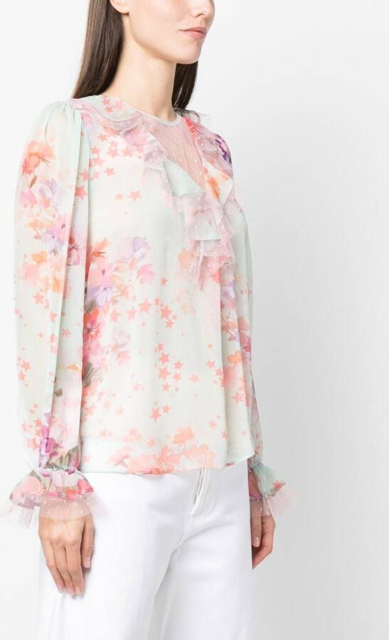 TWINSET Blouse met bloemenprint Groen