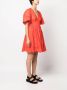 TWINSET Broderie anglaise mini-jurk Oranje - Thumbnail 3