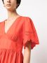 TWINSET Broderie anglaise mini-jurk Oranje - Thumbnail 5