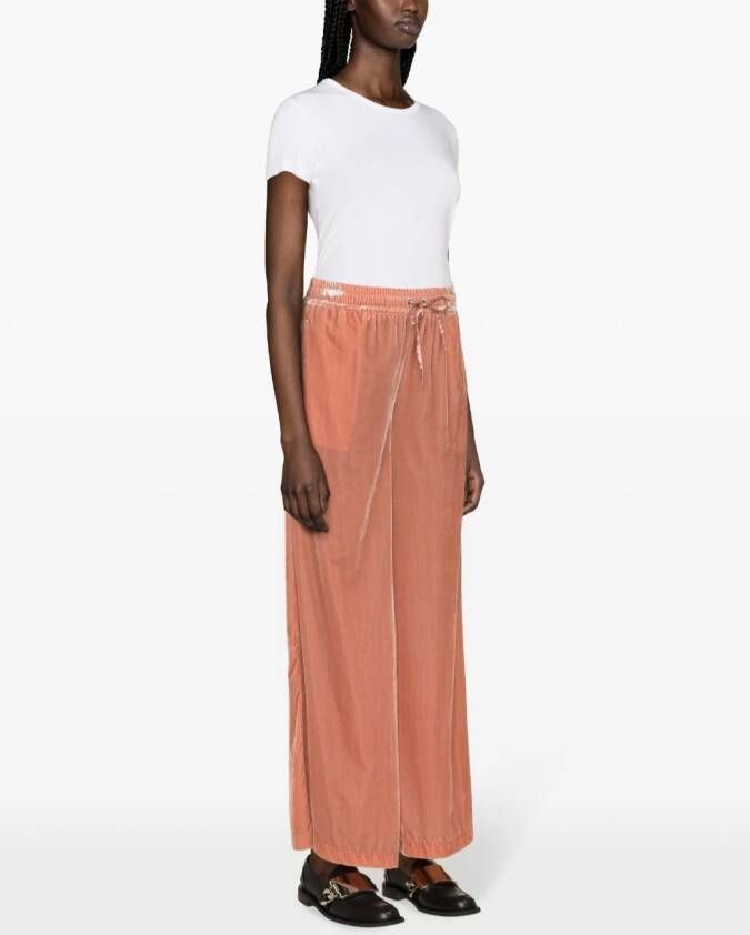 TWINSET Broek met wijde pijpen Roze