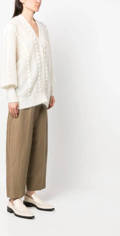 TWINSET Vest met V-hals Beige