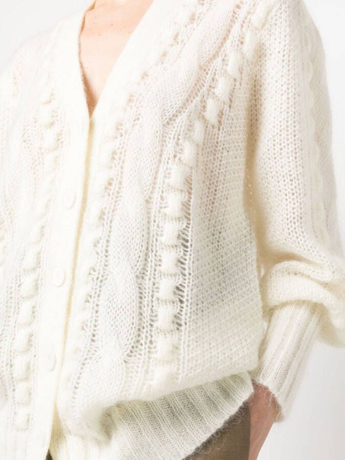 TWINSET Vest met V-hals Beige