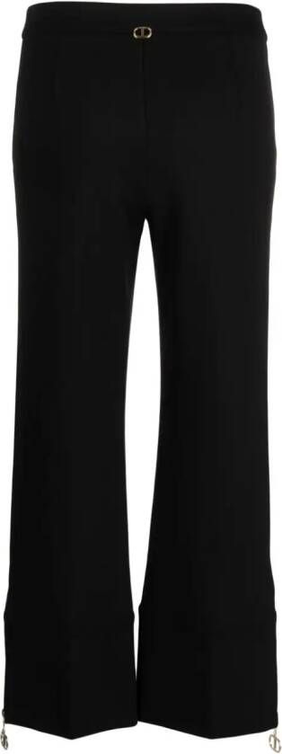 TWINSET Cropped broek Zwart