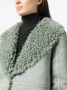 TWINSET Jas van imitatielamswol Groen - Thumbnail 5