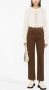 TWINSET feather-detail cable-knit jumper Wit - Thumbnail 2