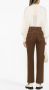 TWINSET feather-detail cable-knit jumper Wit - Thumbnail 3