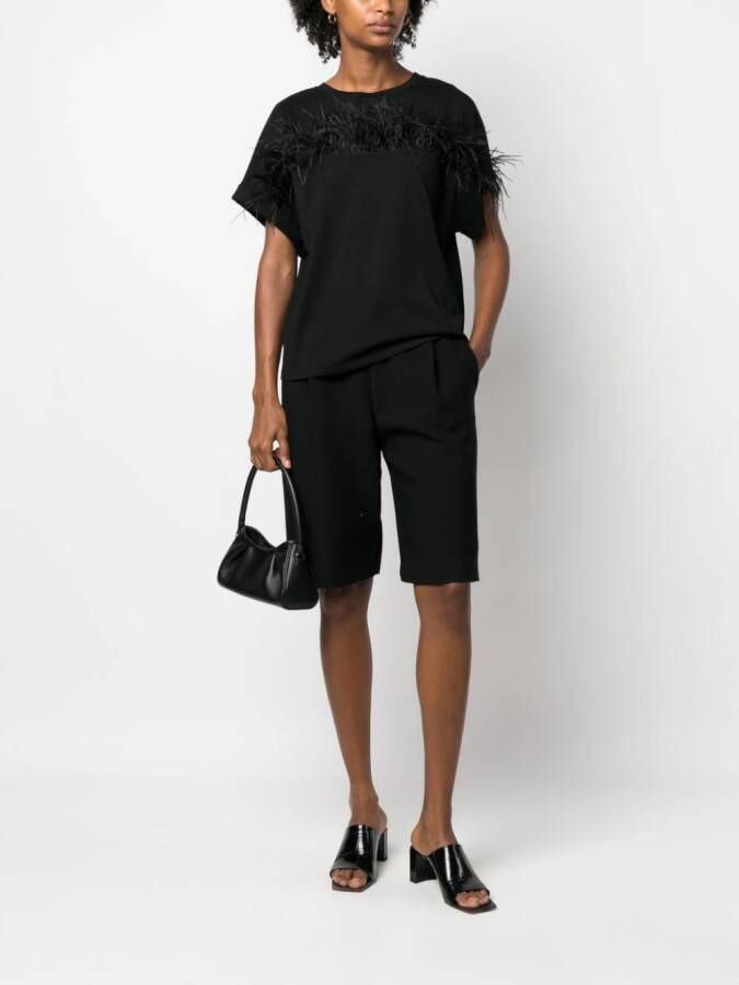 TWINSET Katoenen T-shirt Zwart