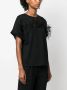 TWINSET Katoenen T-shirt Zwart - Thumbnail 3