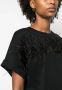 TWINSET Katoenen T-shirt Zwart - Thumbnail 5
