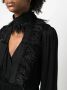 TWINSET Jurk met afwerking van veren Zwart - Thumbnail 5