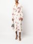 TWINSET Midi-jurk met bloemenprint Beige - Thumbnail 2