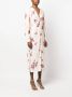 TWINSET Midi-jurk met bloemenprint Beige - Thumbnail 3