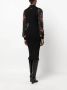 TWINSET Jurk met bloemenprint Zwart - Thumbnail 4