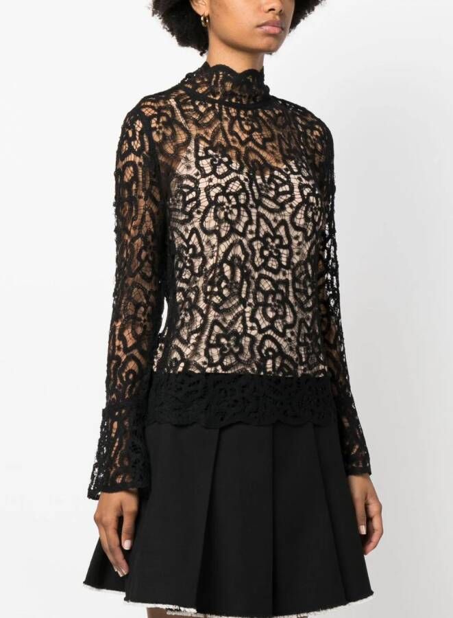 TWINSET Gelaagd blouse Zwart