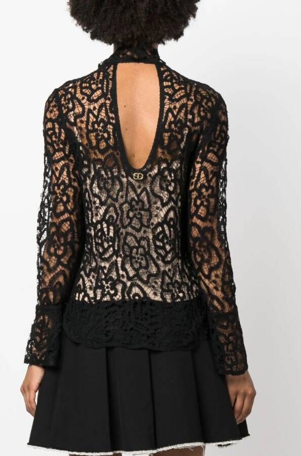 TWINSET Gelaagd blouse Zwart