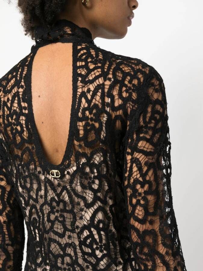 TWINSET Gelaagd blouse Zwart