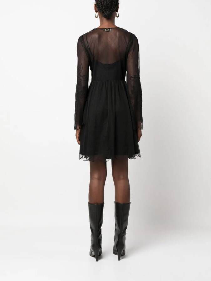 TWINSET Gelaagde jurk Zwart