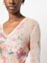 TWINSET Geribbelde blouse Oranje - Thumbnail 5