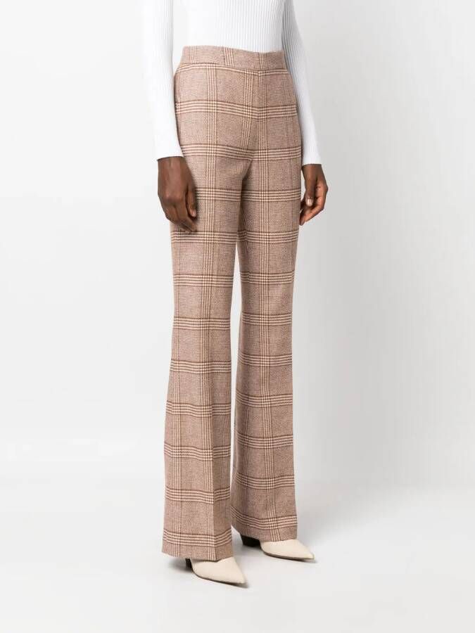 TWINSET Geruite pantalon Beige
